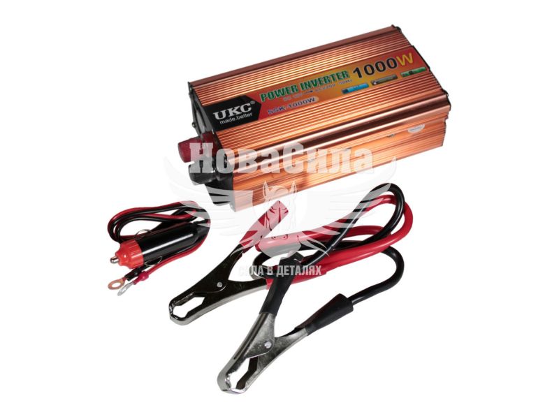 Перетворювач напруги 12V-220V 1000W (UKC)