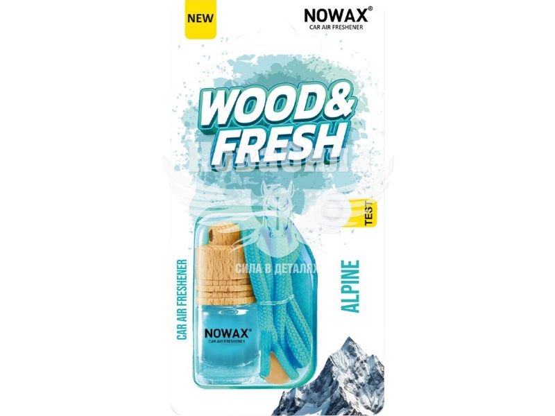 Ароматизатор (Nowax) Wood&Fresh Alpine (рідкий в банці) (NX91986)