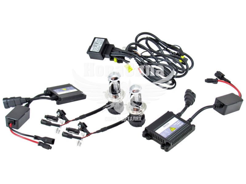 Набір автомобільних біксенонових ламп H4 (Brevia) Bi-Xenon 4300K (Ballast Standart) (14441)