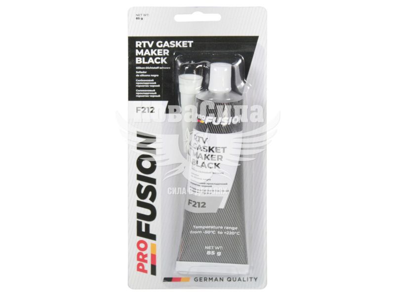 Герметик силікон (PRO Fusion) чорний 85гр. (GASKET MAKER Grey +220C) (F212)