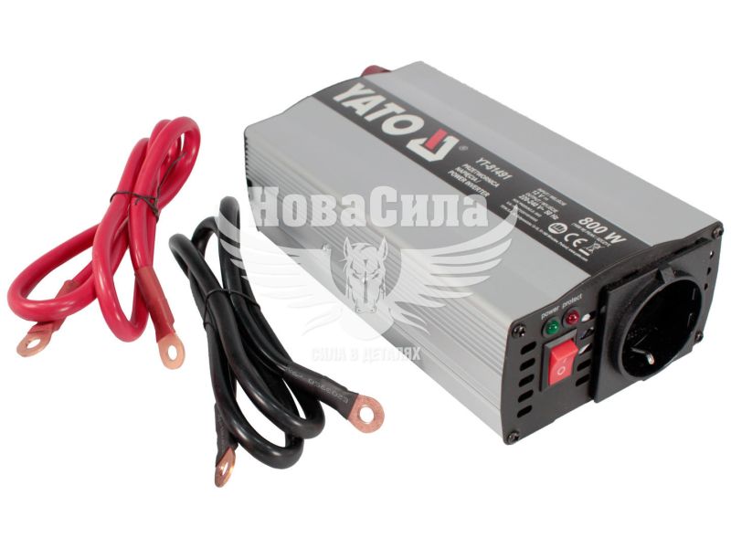 Перетворювач напруги 12V-220V 800W (Yato) (YT-81491)