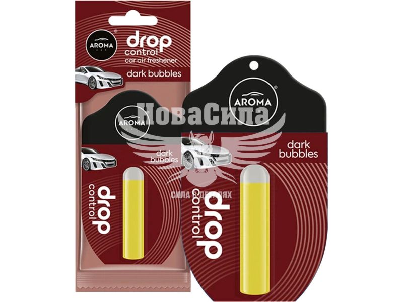 Ароматизатор (Aroma Car) Drop Control Dark Bubbles (рідкий картка) 5мл. (11867)