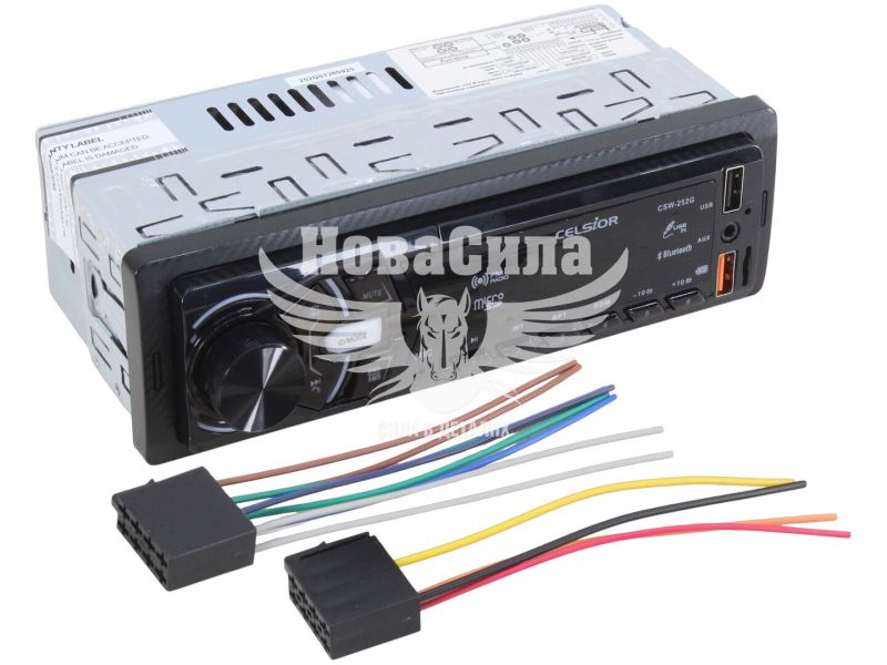 Автомагнітола 1-DIN (Celsior) USB+Bluetooht+SD Card+AUX CSW-252G (CSW-252G)