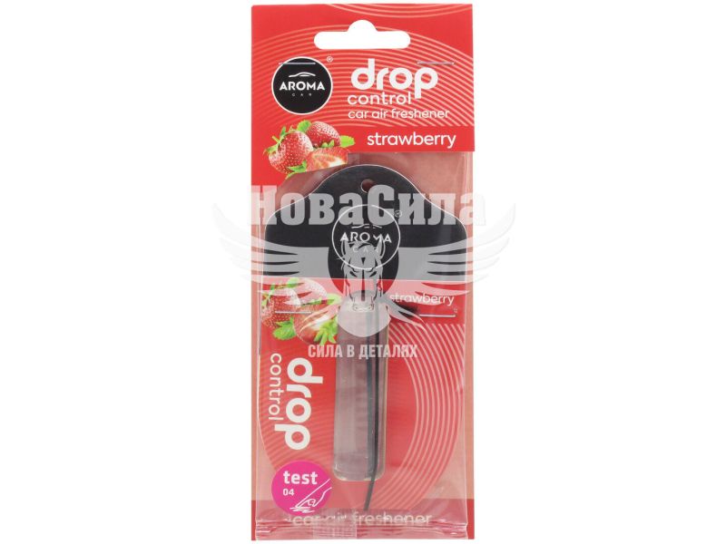 Ароматизатор (Aroma Car) Drop Control Strawberry (жидкая карта) 5мл. (12393)