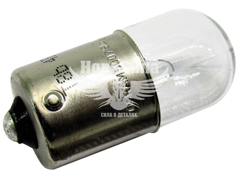 Лампочка 1-но конт. черешня біла 12V-5Вт R5W BA15s (Osram) (упак.-10шт.) (5007)