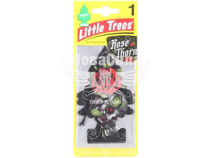 Ароматизатор (Wunder-Baum) Little Trees Rose thorn 5г. (суха ялинка) (78087)