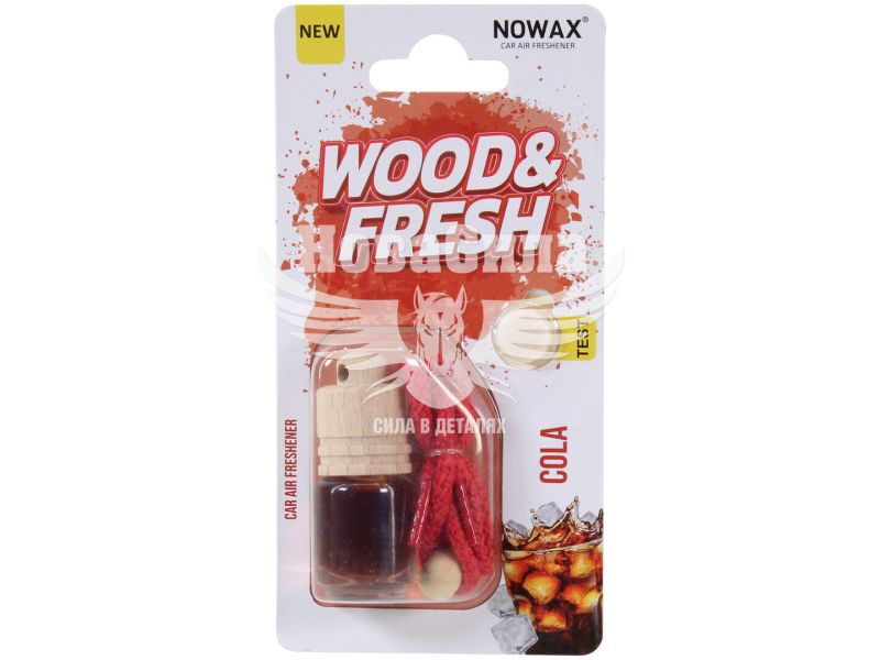Ароматизатор (Nowax) Wood&Fresh Cola (жидкий в банке) (NX92037)
