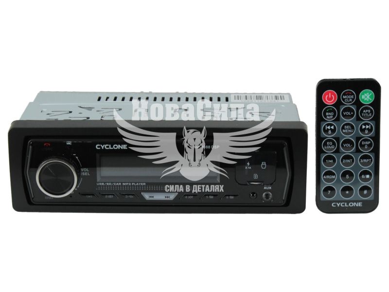 Автомагнітола 1-DIN (Cyclone) USB+Bluetooht+microSD+AUX MP-1088 (MP-1088)