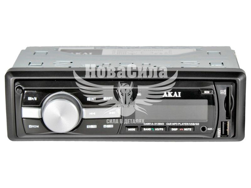 Автомагнітола 1-DIN (Akai) USB+SD Card+AUX CA001A-3128M3 (CA001A-3128M3)