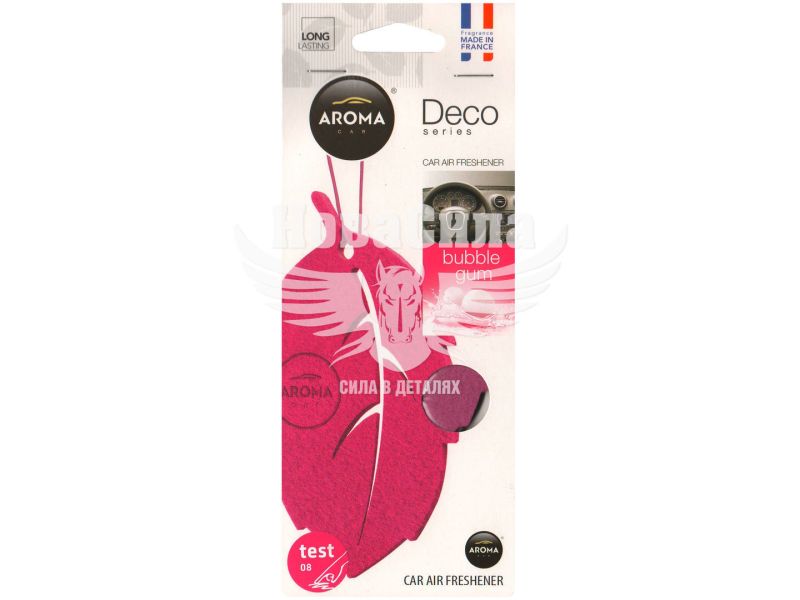 Ароматизатор (Aroma Car) DECO Bubble Gum (підвісний листок) (92701)