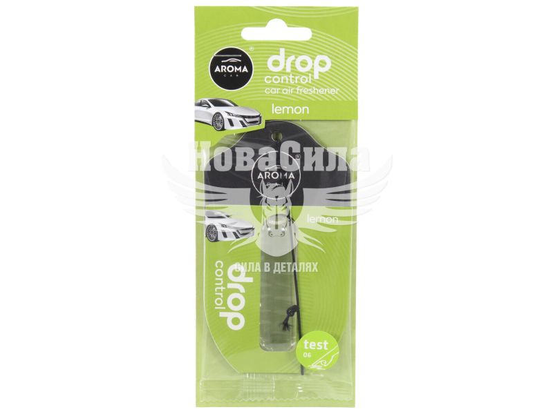 Ароматизатор (Aroma Car) Drop Control Lemon (рідкий картка) 5мл. (92289)