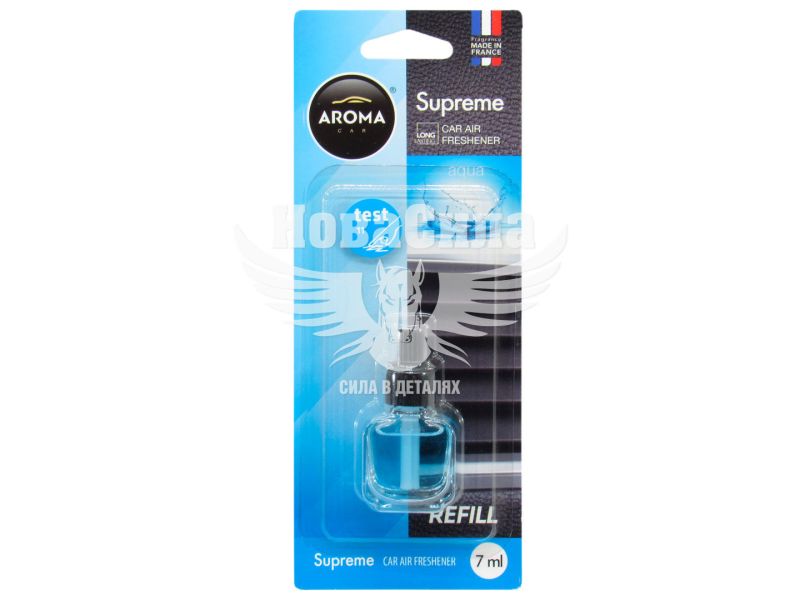 Ароматизатор (Aroma Car) Supreme Refill Aqua (рідкий на дефлектор) 7мл. (92072)