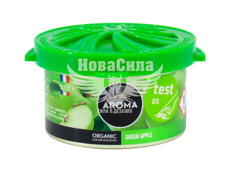 Ароматизатор (Aroma Car) Organic Green Apple (під сидіння) 40гр. (92101)