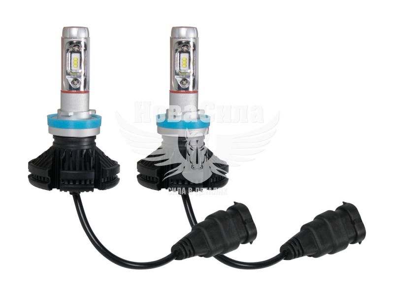 Лампочка LED H11 (TURBO LED) (X3 6000K 50W) (LED X3 H11)