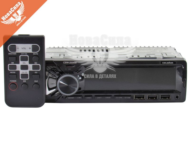 Автомагнітола 1-DIN (Celsior) USB+SD Card+AUX CSW-2006M (CSW-2006M)