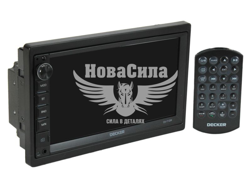 Автомагнітола 2-DIN (Decker) USB+Bluetooht+microSD+AUX DV-712W (DV-712W)