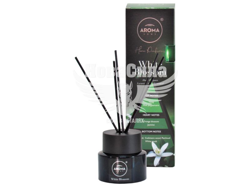 Ароматизатор (Aroma Home) Sticks White Blossom (рідкий в банці) 100мл. (83509)