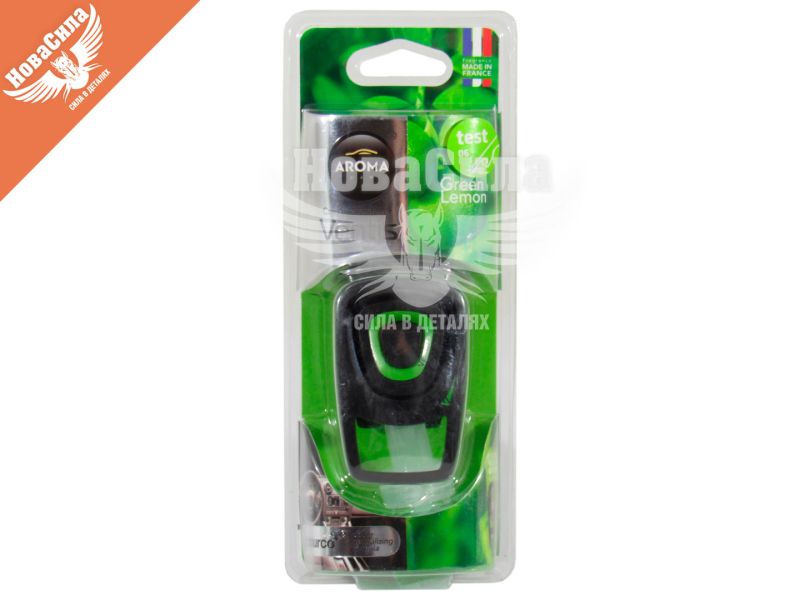 Ароматизатор (Aroma Car) Ventis Green Lemon (рідкий на дефлектор) 8мл. (92916)