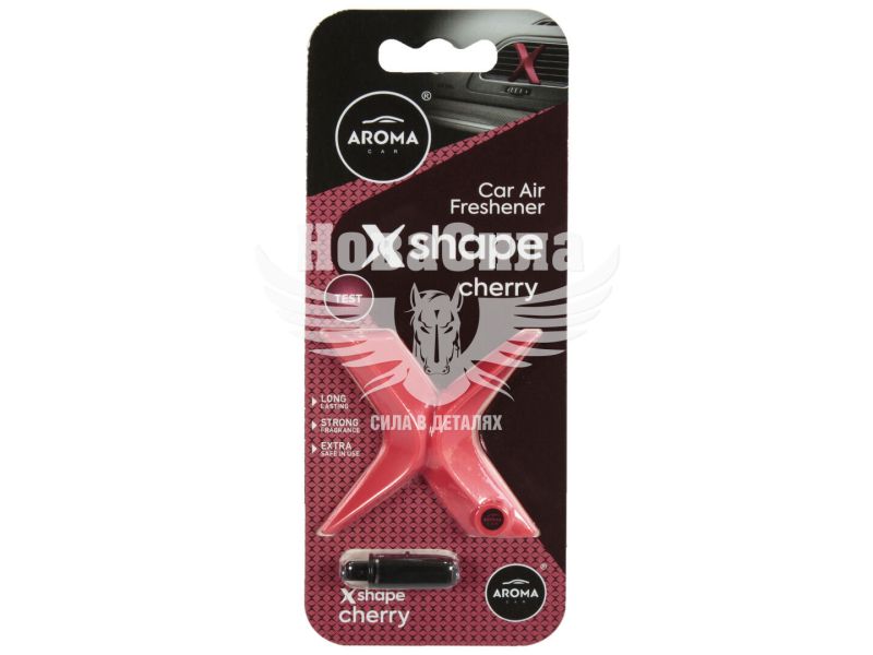 Ароматизатор (Aroma Car) X Shape Cherry (полімерний на дефлектор) 10гр. (10896)