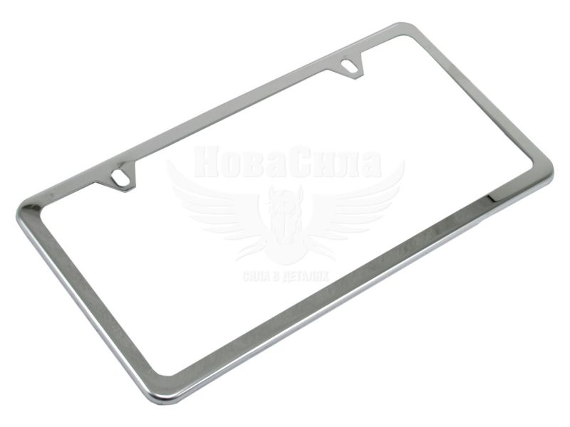 Рамка номерного знаку (CarLife) USA TYPE (ТИП США хром кріплення 2 отвори) (NH460)