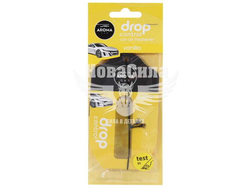 Ароматизатор (Aroma Car) Drop Control Vanilla (рідкий картка) 5мл. (92299)