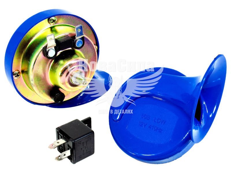 Сигнал равлик (Elegant) 12V синій (100 710)