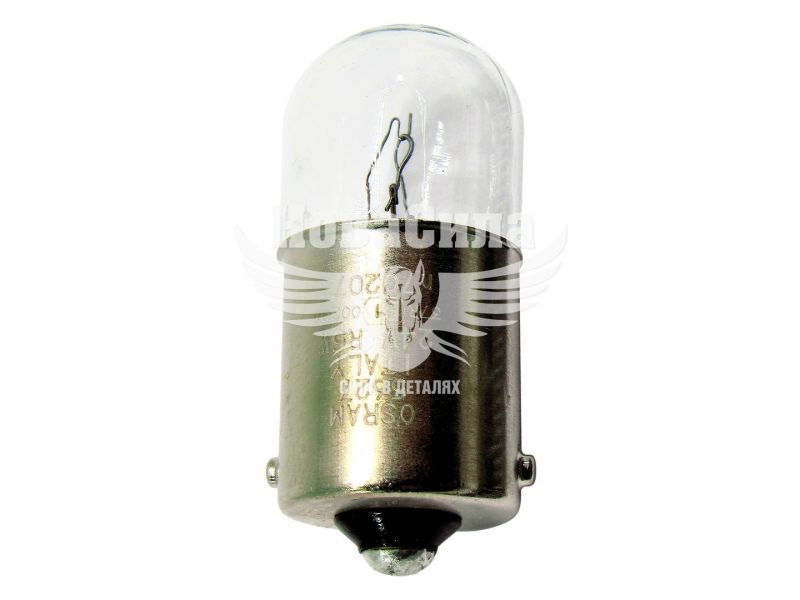 Лампочка 1-но конт. черешня біла 24V-5Вт R5W BA15s (Osram) (упак.-10шт.) (5627)