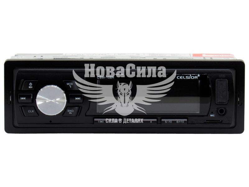Автомагнітола 1-DIN (Celsior) USB+SD Card+AUX CSW-108R (CSW-108R)