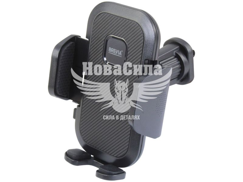 Автодержатель для телефона (Brevia) AirVent Pro MultyHold ширина до 100мм. (48810)