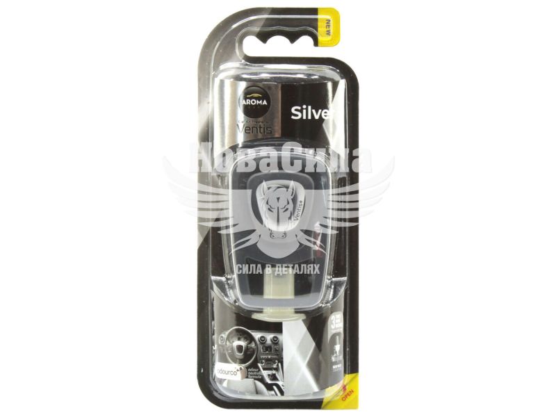 Ароматизатор (Aroma Car) Ventis Silver (рідкий на дефлектор) 8мл. (83382)