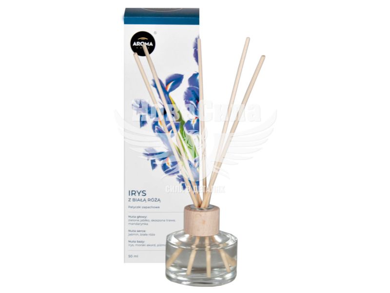 Ароматизатор (Aroma Home) Sticks Iris With A White Rose (рідкий в банці) 50мл. (92765)