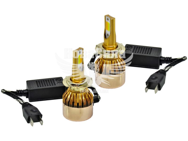 Лампочка LED H7 (TURBO LED) GOLD (C6 6000K 36W) (C6 6000K 36W)