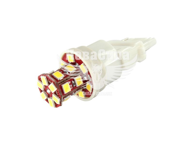 Лампочка без цоколя LED P27W SMD біла 24-діоди 12V W2.5x16d (Futura) (73911)