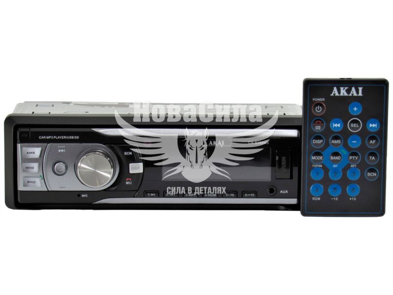 Автомагнітола 1-DIN (Akai) USB+SD Card+AUX CA-8388M3 (CA-8388M3)