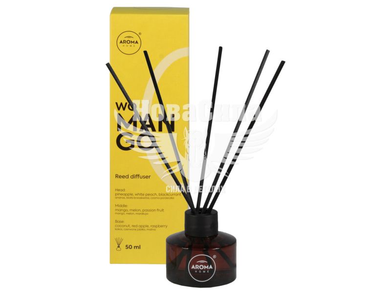 Ароматизатор (Aroma Home) Sticks Mango (рідкий в банці) 50мл. (10230)