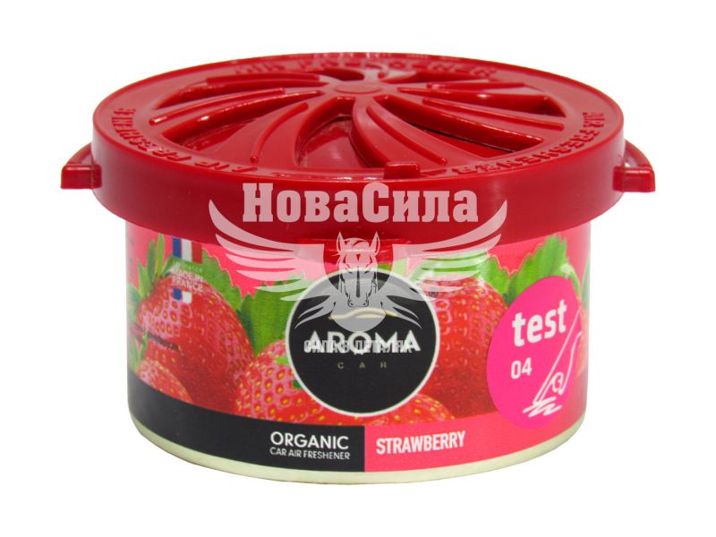 Ароматизатор (Aroma Car) Organic Stawberry (під сидіння) 40гр. (92091)