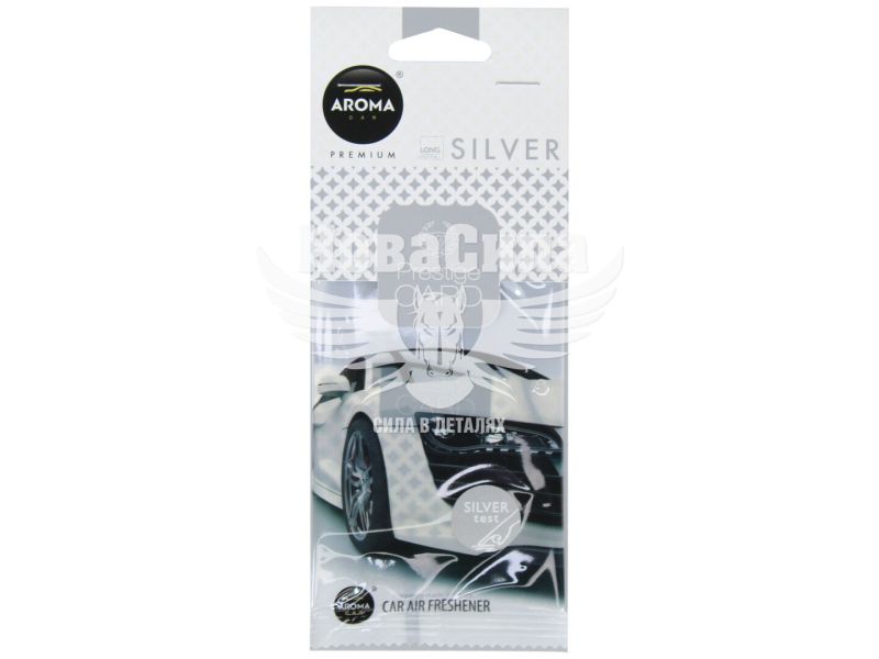 Ароматизатор (Aroma Car) Prestige CARD Silver (суха картка) (92665)