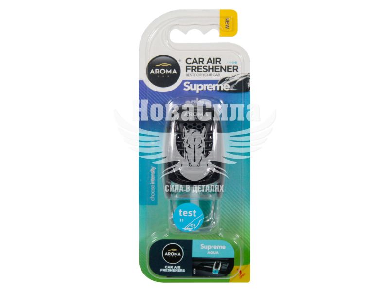 Ароматизатор (Aroma Car) Supreme Slim Aqua (рідкий на дефлектор) 8мл. (92047)