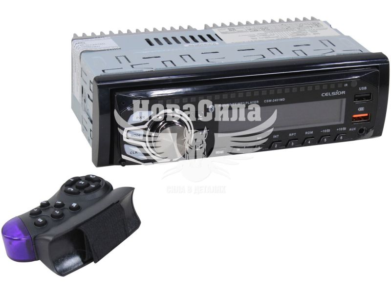 Автомагнітола 1-DIN (Celsior) USB+Bluetooht+SD Card+AUX CSW-2401MD (CSW-2401MD)