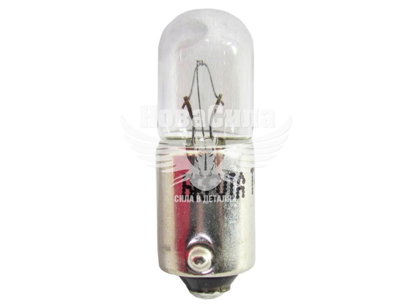 Лампочка з цоколем T4W біла 12V-4Вт BA9s (Brevia) (упак.-10шт.) (12319C)