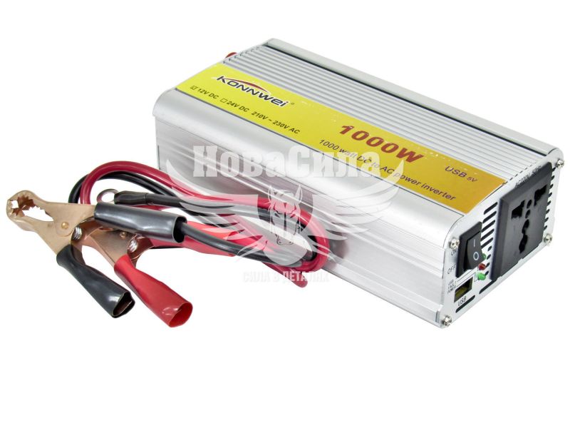 Перетворювач напруги 12V-220V 1000W (КНР) (1000W 12V 220V)