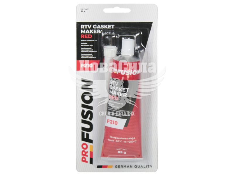 Герметик силікон (PRO Fusion) червоний 85гр. (GASKET MAKER RED +250C) (F210)