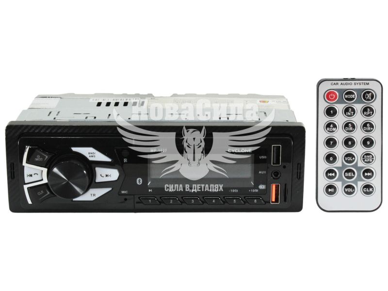 Автомагнітола 1-DIN (Cyclone) USB+Bluetooht+microSD+AUX MP-1027 (MP-1027)