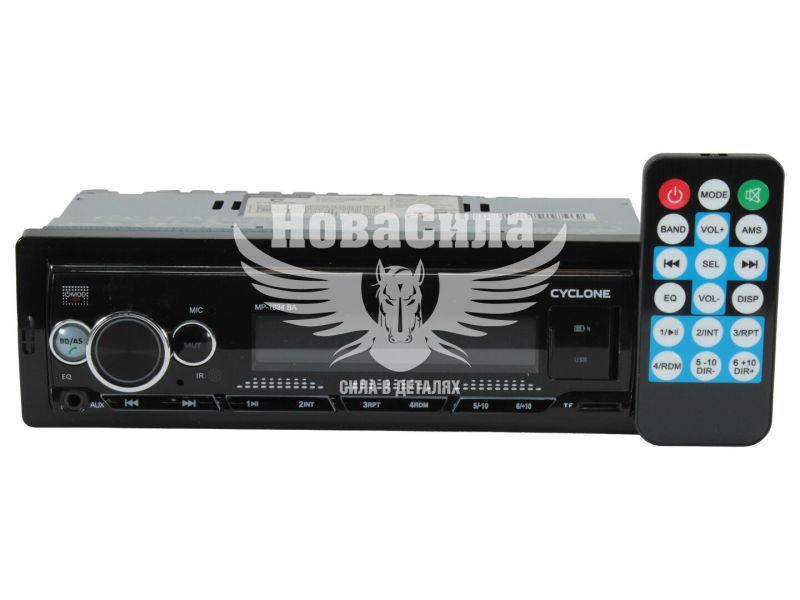 Автомагнітола 1-DIN (Cyclone) USB+Bluetooht+microSD+AUX MP-1024 (MP-1024)