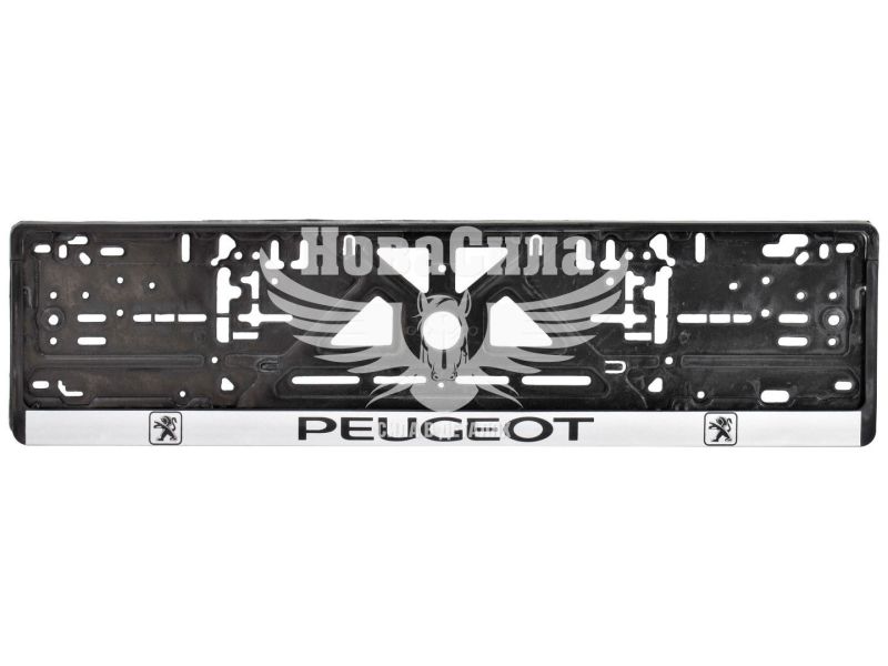 Рамка номерного знаку (CarLife) (Peugeot) (NH23)