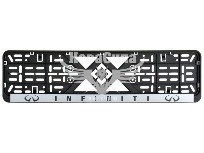 Рамка номерного знаку (Bi-Plast) (Infiniti) (BP-243)