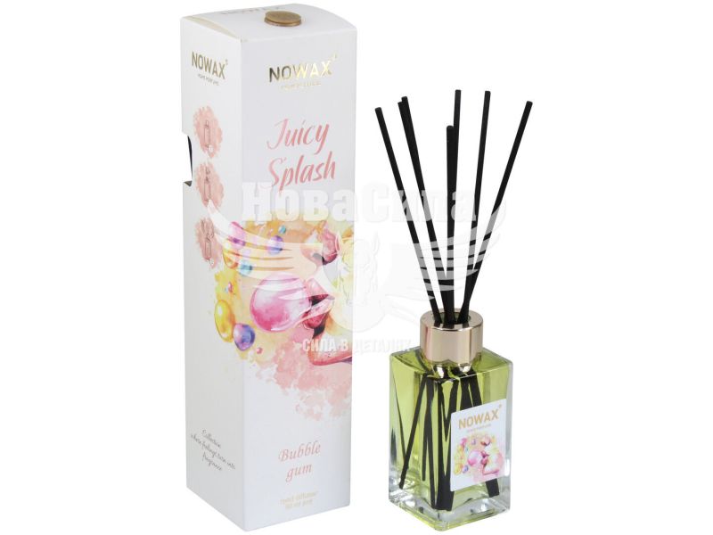 Ароматизатор (Nowax) Juicy Splash Bubble Gum (рідкий в банці) 90мл. (NX00169)