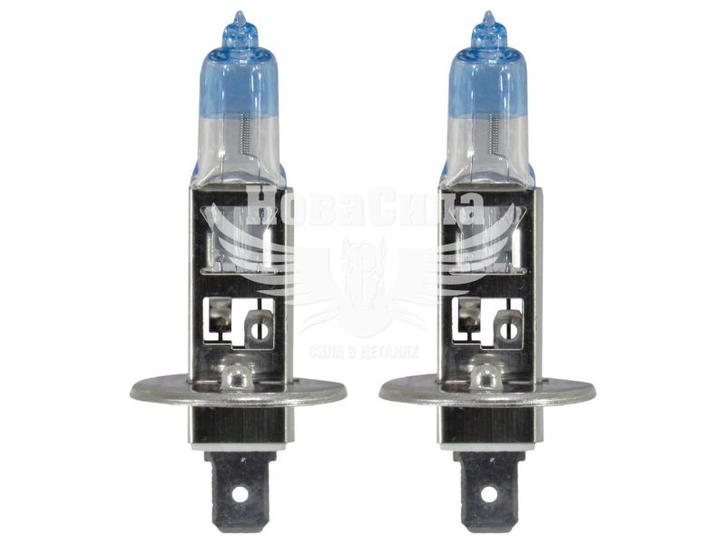 Лампочка галогенна H1 P14.5s 12V-55Вт (Osram) +150 (Night Breaker Laser) (кт. 2шт.) (64150NL-HCB)