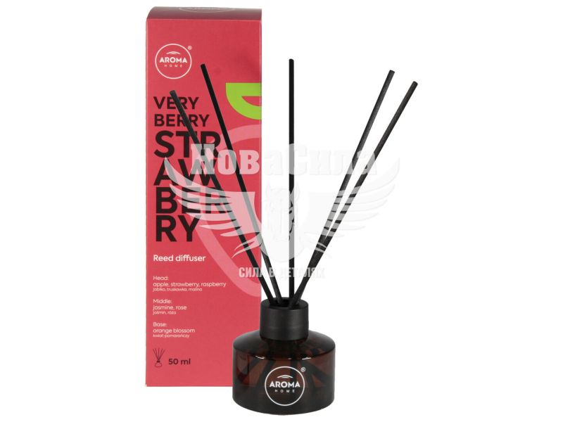 Ароматизатор (Aroma Home) Sticks Strawberry (рідкий в банці) 50мл. (10231)