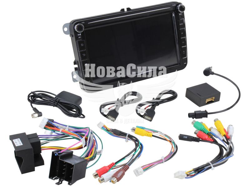 Автомагнітола 2-DIN (Cyclone) USB+Bluetooht+microSD+AUX+Wi-Fi+GPS VW-Android-8 (4x64 DSP 360) (VWANDROID8)